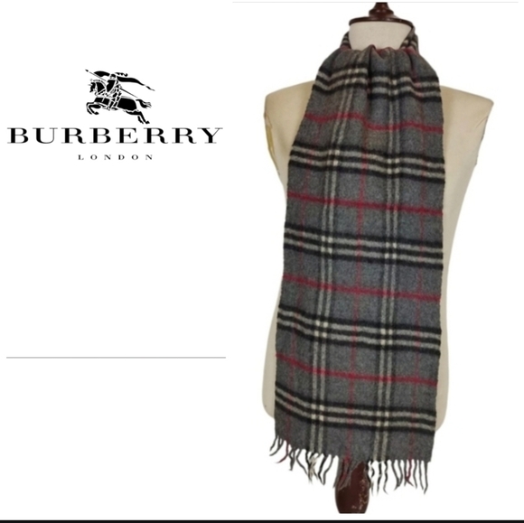 🧧Burberry Tarten 100% Lambswool Scarf🔮GIFT - Picture 1 of 9